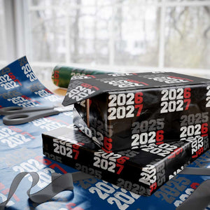 Funny 67 New Year Wrapping Paper Roll Happy New Year 2026 2027 Sports Jersey Number TS11 Black Print Your Wear
