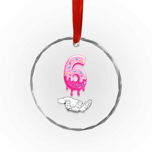 Funny 67 Six Seven Meme Couple Matching Crystal Glass Ornament Number 6 Baseball Ice Cream Drip TS10 Print Your Wear