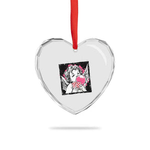 Funny 67 Valentines Heart Crystal Glass Ornament Cupid Playing Cards Six Seven TS14 Print Your Wear