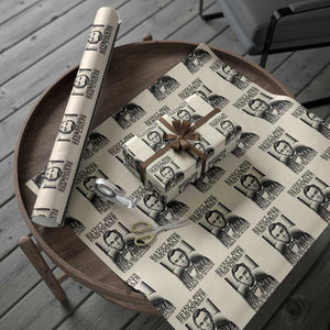 Funny Abe Lincoln Political History Wrapping Paper Roll Havenot Seen Democrats This Mad Since Republicans Freed the Slaves TS02 Beige Print Your Wear