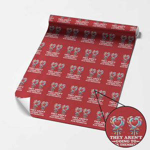 Funny Adult Humor Wrapping Paper Roll They Arent Going To Suck Themselves TS12 Red Print Your Wear