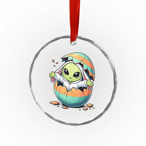 Funny Alien Bunny Ears Easter Crystal Glass Ornament Extraterrestrial Gift TS12 Print Your Wear