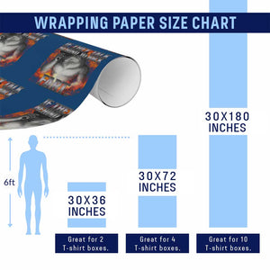 Funny Alpha Wolf Wrapping Paper Roll Meme If They Talk Behind Your Back Fart Bootleg TS10 Print Your Wear