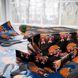 Funny American Football Wrapping Paper Roll Six Seven Meme TS12 Black Print Your Wear