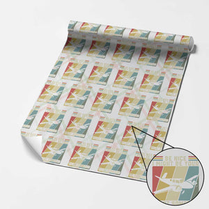 Funny Aviation Pilot Wrapping Paper Roll Be Nice I Might Be Your Piolot Someday TS14 Christmas Plaid Print Your Wear