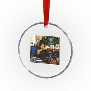 Funny Back To School Doll Face Meme Crystal Glass Ornament Coffee Teacher Gift TS12 Print Your Wear