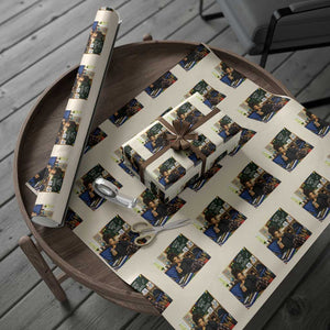 Funny Back To School Doll Face Meme Wrapping Paper Roll Coffee Teacher Gift TS12 Beige Print Your Wear
