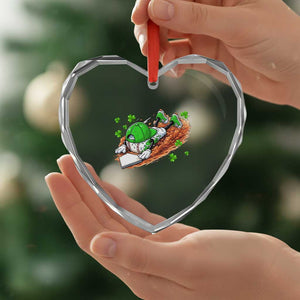 Funny Baseball St Patricks Day Home Plate Drip Heart Crystal Glass Ornament TS11 Print Your Wear