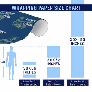 Funny Basketball Point God Liberty Meme Wrapping Paper Roll Has Spoken Patriotic USA TS14 Print Your Wear