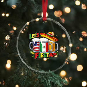 Funny Beer Drinking Cinco De Mayo Party Gift Crystal Glass Ornament Lets Fiesta TS12 Print Your Wear