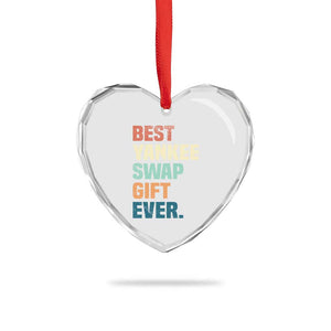 Funny Best Yankee Swap Gift Ever Heart Crystal Glass Ornament Christmas Gift Exchange Game TS11 Print Your Wear