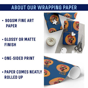 Funny Big Cock Chicken Wrapping Paper Roll Raunchy Inappropriate Adult Humor TS11 Print Your Wear