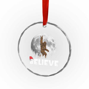 Funny Bigfoot Crystal Glass Ornament Cool Full Moon & Trees Sasquatch Xmas Lights TS10 Print Your Wear