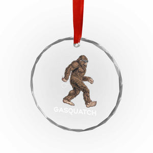Funny Bigfoot Crystal Glass Ornament Gasquatch Gassy Sasquatch Fart Meme TS10 Print Your Wear