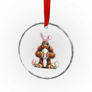 Funny Bigfoot Easter Day Bunny Sasquatch Egg Crystal Glass Ornament TS11 Print Your Wear