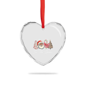 Funny Black Christmas Heart Crystal Glass Ornament Tis The Season African American Santa TS11 Print Your Wear