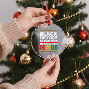 Funny Black History Period Crystal Glass Ornament Pride African TS11 Print Your Wear