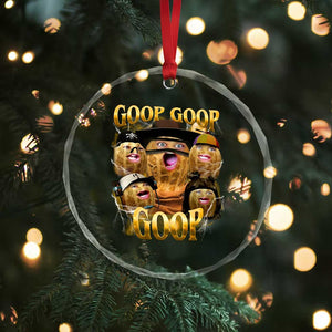 Funny Burnt Peanut Goop Crystal Glass Ornament Bungulato 90s Bootleg TS14 Print Your Wear