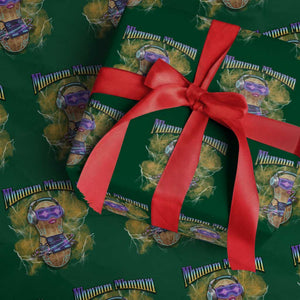 Funny Burnt Peanut Goop Wrapping Paper Roll DJ Music Meme TS14 Green Print Your Wear