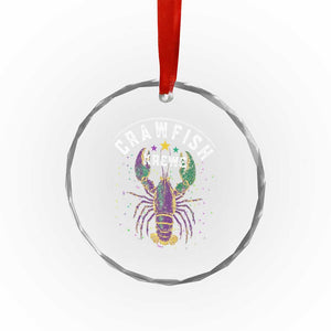 Funny Cajun Crawfish Boil Mardi Gras Crystal Glass Ornament Crawfish Krewe TS11 Print Your Wear