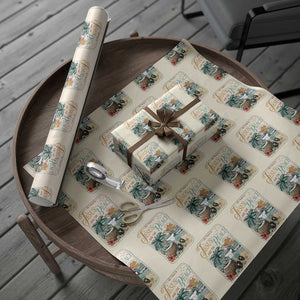 Funny Christian Beach Gift Wrapping Paper Roll All I Need Is Jesus And The Beach TS12 Beige Print Your Wear