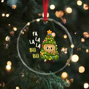 Funny Christmas Crystal Glass Ornament Fa La La La Bu Bu Xmas Song Kawaii Bubu TS10 Print Your Wear