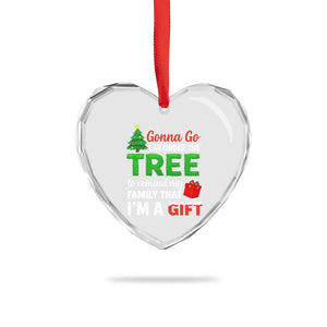 Funny Christmas Heart Crystal Glass Ornament Lay Under The Tree Xmas Family Pajama Gift TS10 Print Your Wear
