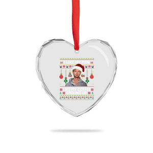 Funny Christmas Jeffrey Dahmer Heart Crystal Glass Ornament I Like My Men Like My Coffee Ground Up Serial Killer TS11 Print Your Wear