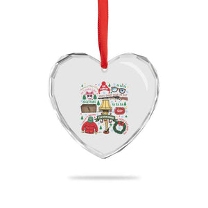 Funny Christmas Movie Heart Crystal Glass Ornament Oh Fudge Bunny Pajama Italian Leg Lamp TS11 Print Your Wear
