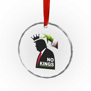 Funny Christmas No Kings in America Crystal Glass Ornament TS10 Print Your Wear