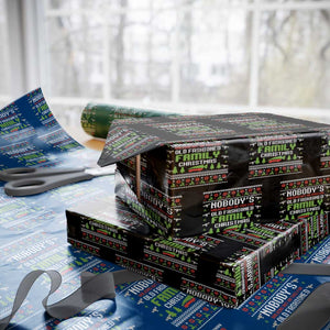 Funny Christmas Vacation Movie Wrapping Paper Roll Nobodys Walking Out On This Fun Old Fashioned Family Christmas TS11 Black Print Your Wear