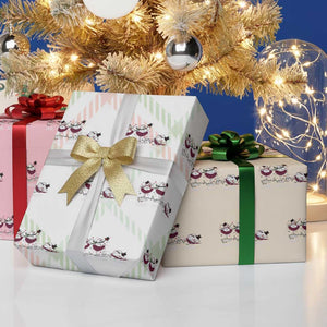 Funny Christmas Wine Wrapping Paper Roll Drink Drank Drunk Snowman Xmas TS11 Print Your Wear