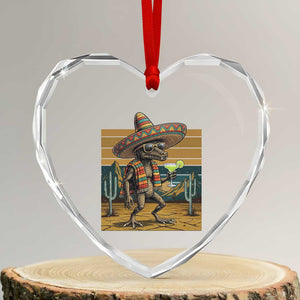 Funny Chupacabra Fiesta Heart Crystal Glass Ornament Cinco De Mayo Gift TS12 Transparent Glass 3'' Heart Print Your Wear