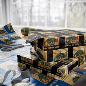 Funny Chupacabra Taco Lover Wrapping Paper Roll Came For The Tacos TS12 Black Print Your Wear