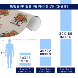 Funny Cinco De Mayo Basketball Wrapping Paper Roll Mexican Fiesta Party TS12 Print Your Wear