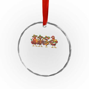 Funny Cinco De Mayo Chicken Squad Crystal Glass Ornament Mexican Party Celebration Gift TS12 Print Your Wear