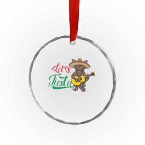 Funny Cinco De Mayo Chupacabra Crystal Glass Ornament Lets Fiesta TS12 Print Your Wear