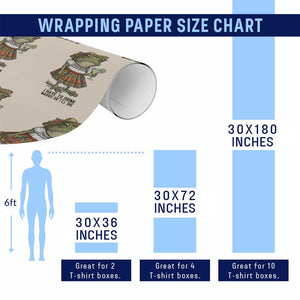Funny Cinco De Mayo Frog Wrapping Paper Roll I Have To Drink Margs TS12 Print Your Wear