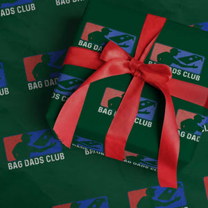 Funny Cornhole Bag Dads Club Wrapping Paper Roll TS10 Green Print Your Wear