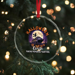 Funny Cruise Halloween Crystal Glass Ornament Making Memories Together TS14 Print Your Wear