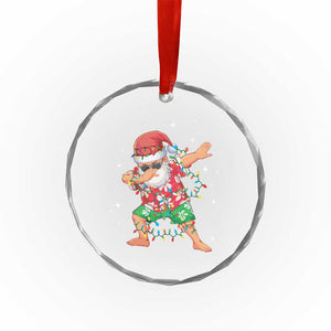Funny Crystal Glass Ornament Dabbing Santa Boys Girls Men Xmas Dab Kid TS10 Print Your Wear