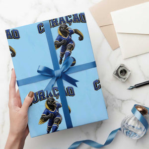 Funny Curacao Bird Soccer Lover Wrapping Paper Roll Caribbean Island Gift