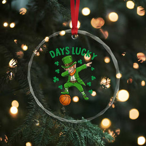 Funny Dabbing Leprechaun St Patricks Day Crystal Glass Ornament Days Lucky TS14 Print Your Wear