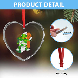 Funny Dabbing Soccer Ball Heart Crystal Glass Ornament St Patricks Day TS12 Print Your Wear