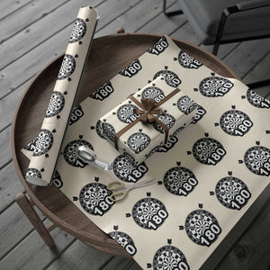 Funny Darts Max 180 Wrapping Paper Roll Dartist Darts Lover Gift TS12 Beige Print Your Wear