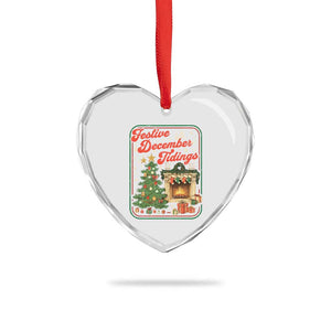 Funny Democrat Christmas Heart Crystal Glass Ornament Festive December Tiding Xmas Political Satire TS11 Print Your Wear
