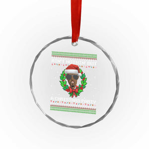 Funny Diddy Ain't Nothin' But A Xmas Party Crystal Glass Ornament TS11 Print Your Wear