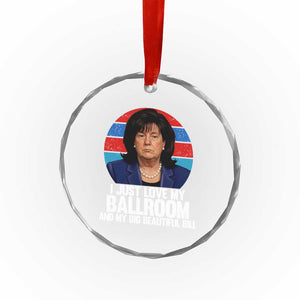Funny Donica Lewinsky Viral Trump Meme Crystal Glass Ornament Retro Big Beautiful Bill Political Roast Humor TS02 Print Your Wear