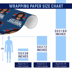 Funny Donica Lewinsky Viral Trump Meme Wrapping Paper Roll Retro Big Beautiful Bill Political Roast Humor TS02 Print Your Wear