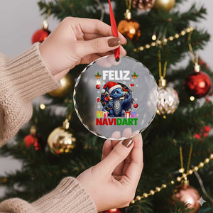 Funny Dragon Throwing Dart Christmas Gift Crystal Glass Ornament Feliz Navidart TS12 Print Your Wear